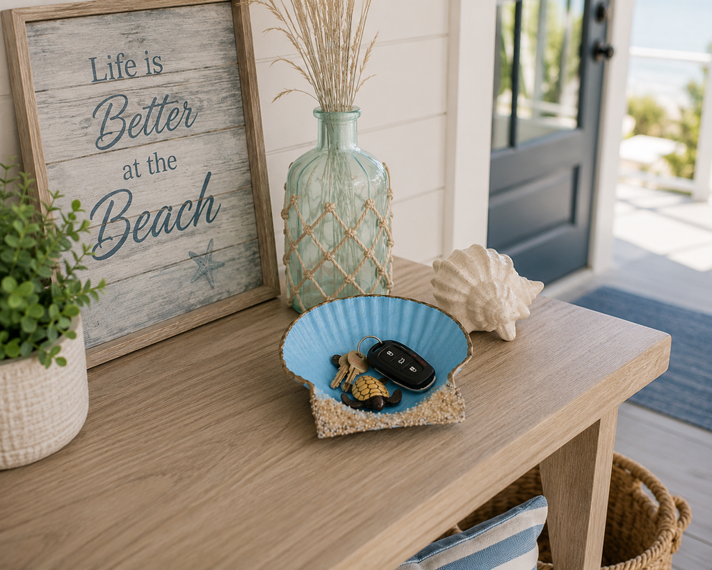 Seashell Trinket Dish Turtle